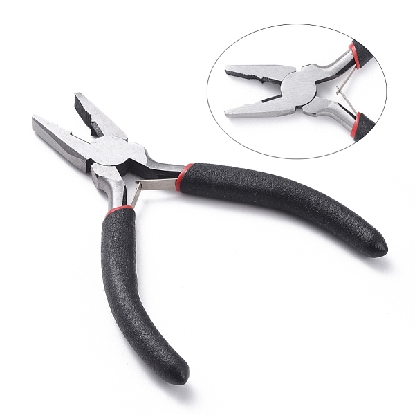 PandaHall Carbon Steel Jewelry Pliers, Wire Cutter Pliers, Polishing, Gunmetal, 12cm long Carbon Steel
PandaHall Carbon Steel Jewelry Pliers, Wire Cutter Pliers, Polishing, Gunmetal, 12cm long Carbon Steel
