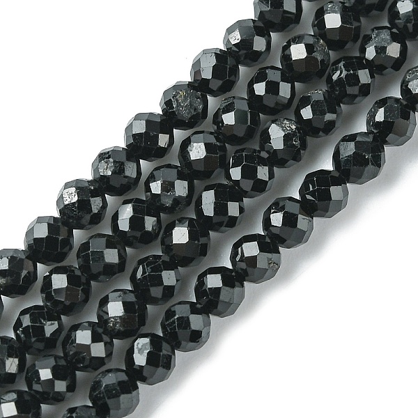 PandaHall Natural Black Tourmaline Beads Strands, Faceted, Round, 4mm, Hole: 0.8mm, about 94pcs/strand, 15.35 inch(39cm) Tourmaline Round
PandaHall Natural Black Tourmaline Beads Strands, Faceted, Round, 4mm, Hole: 0.8mm, about 94pcs/strand, 15.35 inch(39cm) Tourmaline Round