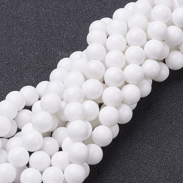 PandaHall Natural Mashan Jade Round Beads Strands, Dyed & Heated, White, 8mm, Hole: 1mm, about 51pcs/strand, 15.7 inch Mashan Jade Round...
PandaHall Natural Mashan Jade Round Beads Strands, Dyed & Heated, White, 8mm, Hole: 1mm, about 51pcs/strand, 15.7 inch Mashan Jade Round...