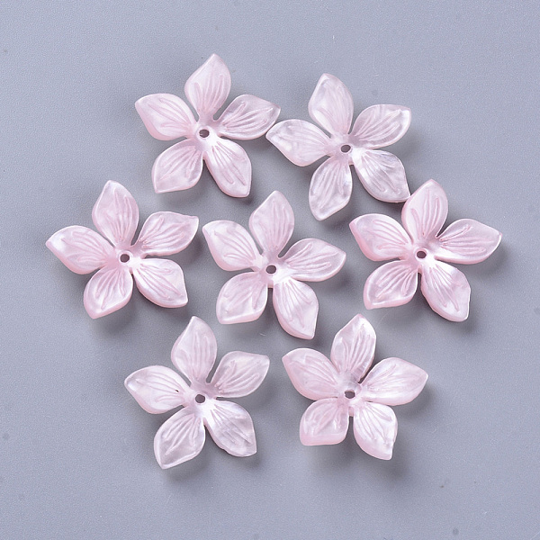 PandaHall 5-Petal Cellulose Acetate(Resin) Bead Caps, Flower, Pink, 20.5~21.5x22~23x4.5mm, Hole: 1.2mm Cellulose Acetate Pink
PandaHall 5-Petal Cellulose Acetate(Resin) Bead Caps, Flower, Pink, 20.5~21.5x22~23x4.5mm, Hole: 1.2mm Cellulose Acetate Pink