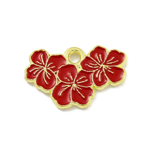 PandaHall Alloy Enamel Pendants, Golden, Sakura Charm, FireBrick, 11x18x1.5mm, Hole: 1.8mm Alloy+Enamel Flower Red
PandaHall Alloy Enamel Pendants, Golden, Sakura Charm, FireBrick, 11x18x1.5mm, Hole: 1.8mm Alloy+Enamel Flower Red