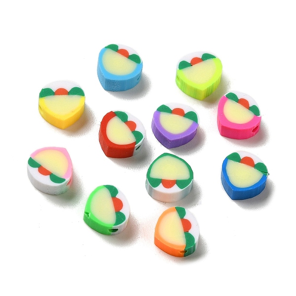 PandaHall Handmade Polymer Clay Beads, Heart, Mixed Color, 9~9.5x9~9.5x4~4.5mm, Hole: 1.8~2mm Polymer Clay Heart Multicolor
PandaHall Handmade Polymer Clay Beads, Heart, Mixed Color, 9~9.5x9~9.5x4~4.5mm, Hole: 1.8~2mm Polymer Clay Heart Multicolor