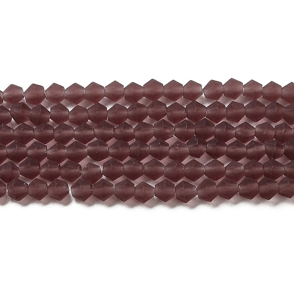PandaHall Imitate Austrian Crystal Frosted Glass Beads Strands, Grade AA, Faceted Bicone, Indian Red, 3x2.5mm, Hole: 0.7mm, about...
PandaHall Imitate Austrian Crystal Frosted Glass Beads Strands, Grade AA, Faceted Bicone, Indian Red, 3x2.5mm, Hole: 0.7mm, about...