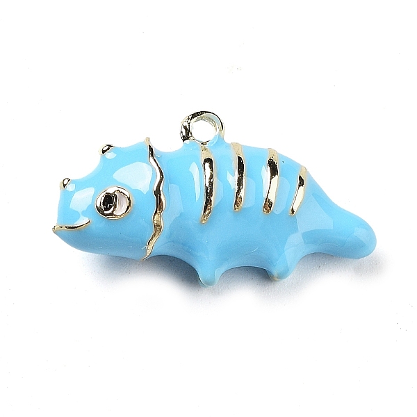 PandaHall Alloy Enamel Pendants, 3D Dinosaur Charm, Golden, Sky Blue, 13x24x7.5mm, Hole: 1.6mm Alloy+Enamel Dinosaur
PandaHall Alloy Enamel Pendants, 3D Dinosaur Charm, Golden, Sky Blue, 13x24x7.5mm, Hole: 1.6mm Alloy+Enamel Dinosaur