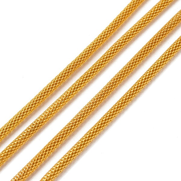 PandaHall Iron Mesh Chains Network Chains, Unwelded, with Spool, Golden, chain: 4.2mm thick, about 328.08 Feet(100m)/roll Iron
PandaHall Iron Mesh Chains Network Chains, Unwelded, with Spool, Golden, chain: 4.2mm thick, about 328.08 Feet(100m)/roll Iron