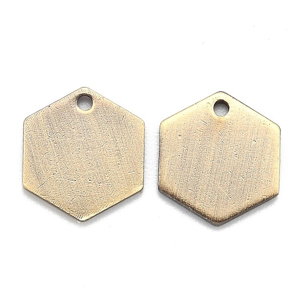 PandaHall Brass Charms, Stamping Blank Tag, Long-Lasting Plated, Hexagon, Brushed Antique Bronze, 12x10x1mm, Hole: 1.2mm Brass Hexagon
PandaHall Brass Charms, Stamping Blank Tag, Long-Lasting Plated, Hexagon, Brushed Antique Bronze, 12x10x1mm, Hole: 1.2mm Brass Hexagon