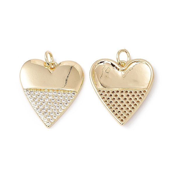 PandaHall Rack Plating Brass Micro Pave Clear Cubic Zirconia Pendants, with Jump Ring, Cadmium Free & Nickel Free & Lead Free, Heart, Real...
PandaHall Rack Plating Brass Micro Pave Clear Cubic Zirconia Pendants, with Jump Ring, Cadmium Free & Nickel Free & Lead Free, Heart, Real...