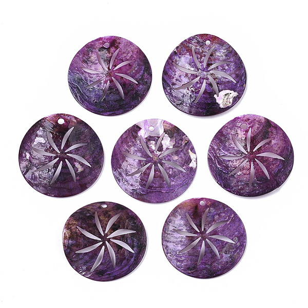 PandaHall Natural Akoya Shell Pendants, Mother of Pearl Shell Pendants, Dyed, Flat Round, Dark Orchid, 33x5~7mm, Hole: 1.6~2mm Akoya Shell..., Purple
PandaHall Natural Akoya Shell Pendants, Mother of Pearl Shell Pendants, Dyed, Flat Round, Dark Orchid, 33x5~7mm, Hole: 1.6~2mm Akoya Shell..., Purple