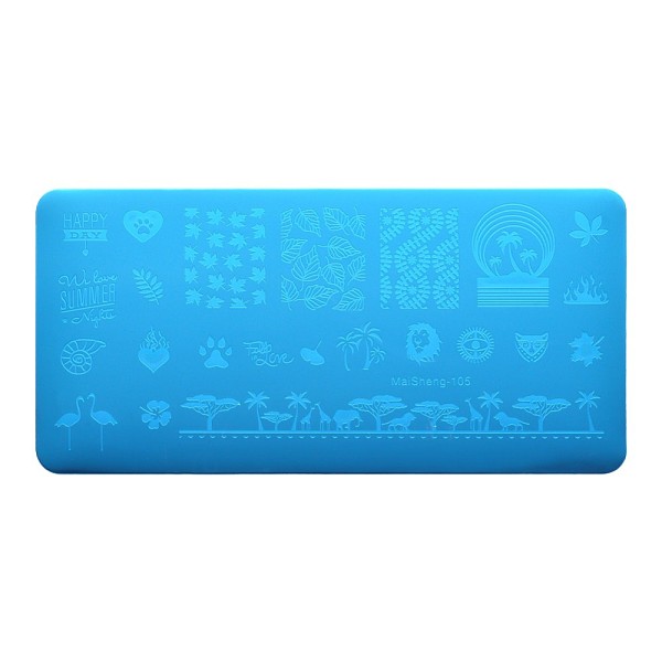 PandaHall Stainless Steel Nail Art Templates Stamping Plate Set, Nail Image Templates, Rectangle Manicure Template Kit, Animal Pattern...
PandaHall Stainless Steel Nail Art Templates Stamping Plate Set, Nail Image Templates, Rectangle Manicure Template Kit, Animal Pattern...