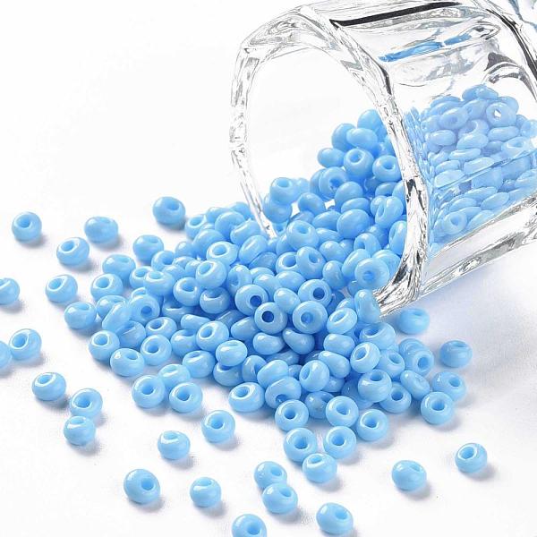 PandaHall TOHO Short Magatama Beads, Japanese Seed Beads, (43) Opaque Blue Turquoise, 3.5x3x2.5mm, Hole: 0.8mm, about 450g/bag Glass Cyan
PandaHall TOHO Short Magatama Beads, Japanese Seed Beads, (43) Opaque Blue Turquoise, 3.5x3x2.5mm, Hole: 0.8mm, about 450g/bag Glass Cyan