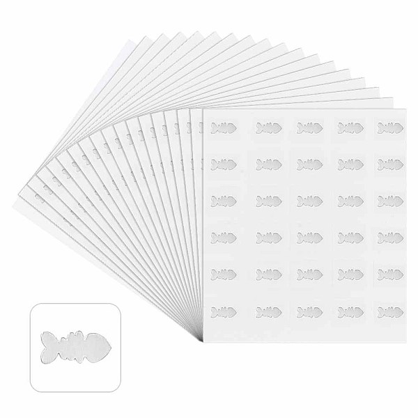 PandaHall PVC & Paper Sticker Labels, Adhesive Stickers, for Scrapbooking Making, Fishbone Pattern, 100x80x0.2mm, Sticker: 12x12mm... 
PandaHall PVC & Paper Sticker Labels, Adhesive Stickers, for Scrapbooking Making, Fishbone Pattern, 100x80x0.2mm, Sticker: 12x12mm...