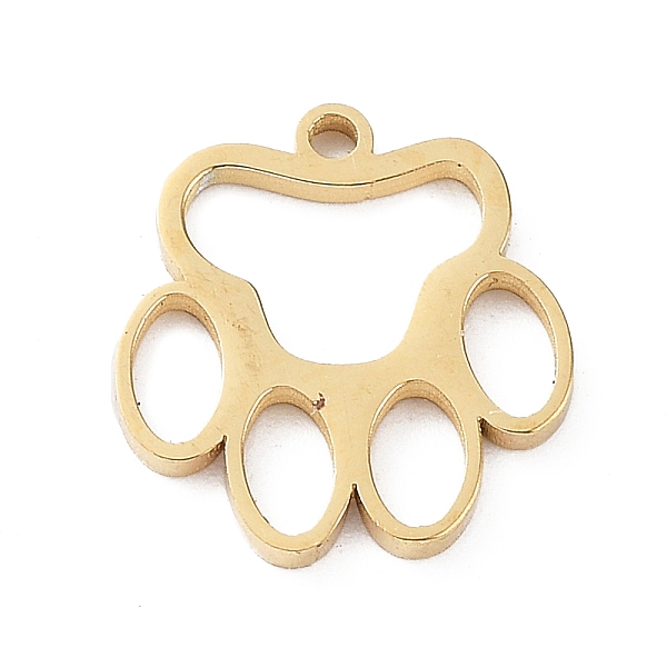 PandaHall 304 Stainless Steel Charms, Cut-Out, Paw Print, Golden, 13x12x1.2mm, Hole: 1.2mm 304 Stainless Steel Paw Print
PandaHall 304 Stainless Steel Charms, Cut-Out, Paw Print, Golden, 13x12x1.2mm, Hole: 1.2mm 304 Stainless Steel Paw Print