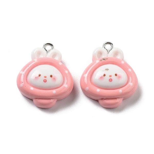 PandaHall Opaque Resin Pendants, Cartoon Charms, Rabbit, 24.5x20.5x8mm, Hole: 2mm Resin Rabbit Pink
PandaHall Opaque Resin Pendants, Cartoon Charms, Rabbit, 24.5x20.5x8mm, Hole: 2mm Resin Rabbit Pink