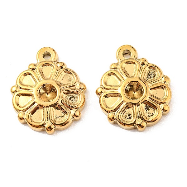 PandaHall Vacuum Plating 304 Stainless Steel Pendant Rhinestone Settings, Flower, Golden, Fit for 3mm Rhinestone, 19.5x16x3mm, Hole: 1.2mm...
PandaHall Vacuum Plating 304 Stainless Steel Pendant Rhinestone Settings, Flower, Golden, Fit for 3mm Rhinestone, 19.5x16x3mm, Hole: 1.2mm...