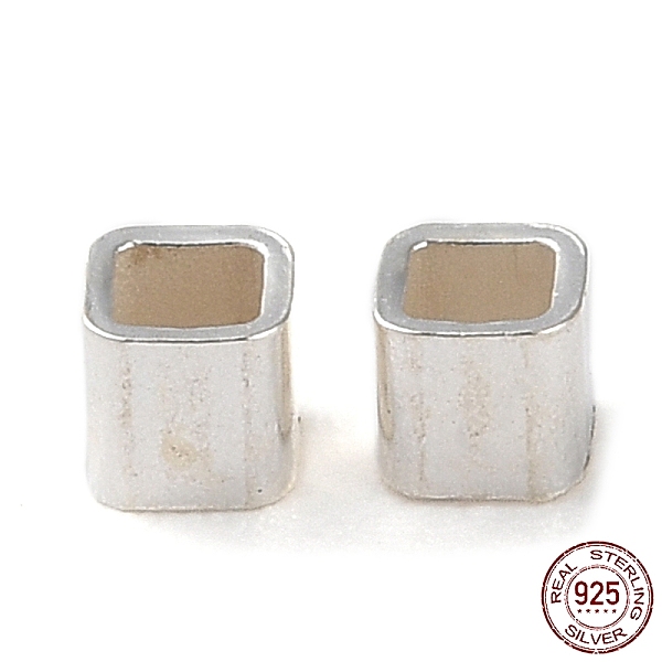 PandaHall 925 Sterling Silver Tube Beads, Square, Silver, 2x2x2mm, Hole: 1.4x1.4mm Sterling Silver Square
PandaHall 925 Sterling Silver Tube Beads, Square, Silver, 2x2x2mm, Hole: 1.4x1.4mm Sterling Silver Square