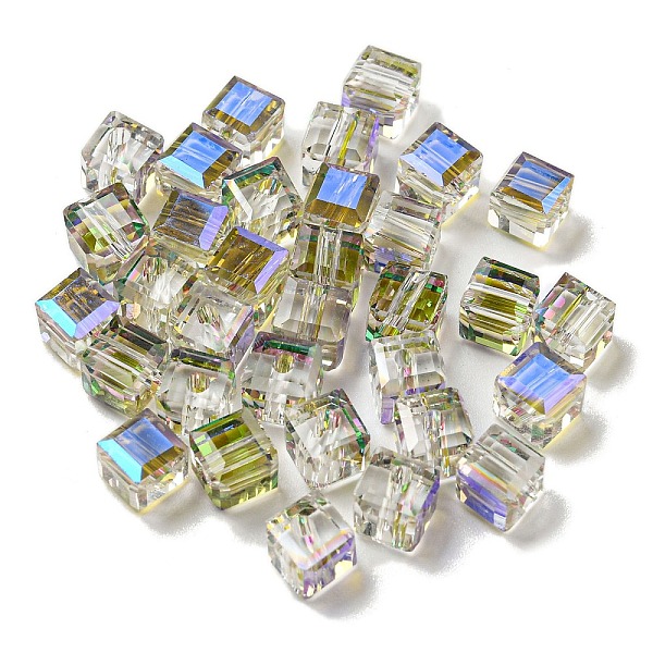 PandaHall Electroplate Glass Beads, Faceted, Cube, WhiteSmoke, 5.5x5.5x5.5mm, Hole: 1.5mm, 100pcs/bag Glass Cube White
PandaHall Electroplate Glass Beads, Faceted, Cube, WhiteSmoke, 5.5x5.5x5.5mm, Hole: 1.5mm, 100pcs/bag Glass Cube White