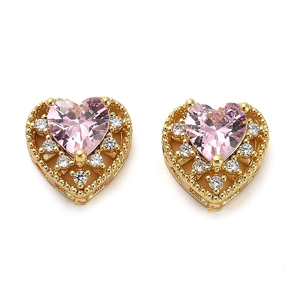 PandaHall Brass Micro Pave Cubic Zirconia Beads, Real 18K Gold Plated, Heart, Pink, 10x10.5x7mm, Hole: 2mm Brass+Cubic Zirconia Heart Pink
PandaHall Brass Micro Pave Cubic Zirconia Beads, Real 18K Gold Plated, Heart, Pink, 10x10.5x7mm, Hole: 2mm Brass+Cubic Zirconia Heart Pink
