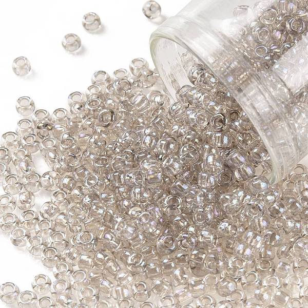 PandaHall TOHO Round Seed Beads, Japanese Seed Beads, (1814) Transparent Rainbow Ash, 8/0, 3mm, Hole: 1mm, about 220pcs/10g Glass Clear
PandaHall TOHO Round Seed Beads, Japanese Seed Beads, (1814) Transparent Rainbow Ash, 8/0, 3mm, Hole: 1mm, about 220pcs/10g Glass Clear