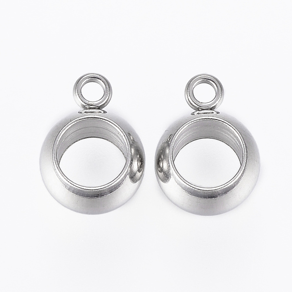 PandaHall 201 Stainless Steel Tube Bails, Loop Bails, Round, Stainless Steel Color, 11x8x5mm, Hole: 1.5mm, Inner Diameter: 5mm 201 Stainless...
PandaHall 201 Stainless Steel Tube Bails, Loop Bails, Round, Stainless Steel Color, 11x8x5mm, Hole: 1.5mm, Inner Diameter: 5mm 201 Stainless...