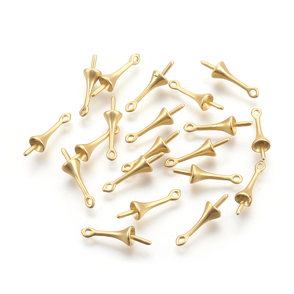 PandaHall Brass Peg Bails Pendants, For Half Drilled Beads, Long-Lasting Plated, Lead Free & Cadmium Free & Nickel Free, Matte Style, Real...
PandaHall Brass Peg Bails Pendants, For Half Drilled Beads, Long-Lasting Plated, Lead Free & Cadmium Free & Nickel Free, Matte Style, Real...