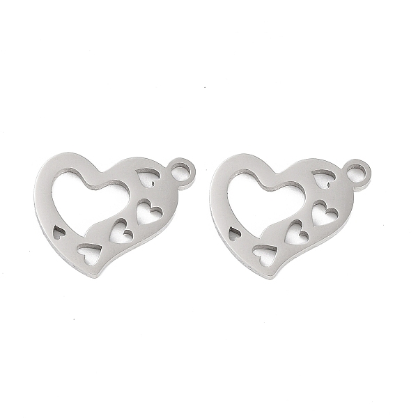 PandaHall 316 Stainless Steel Charms, Heart Charm, Laser Cut, Stainless Steel Color, 12x14.5x1mm, Hole: 1.5mm 316 Surgical Stainless Steel...
PandaHall 316 Stainless Steel Charms, Heart Charm, Laser Cut, Stainless Steel Color, 12x14.5x1mm, Hole: 1.5mm 316 Surgical Stainless Steel...