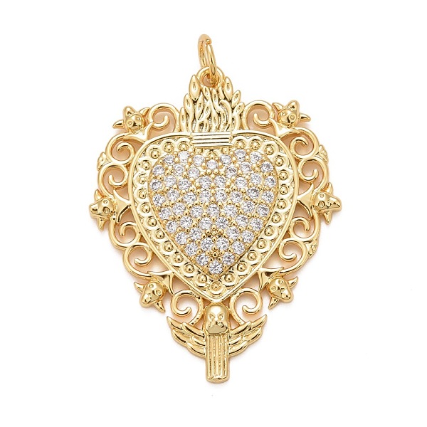 PandaHall Rack Plating Brass Micro Pave Clear Cubic Zirconia Pendants, Cadmium Free & Nickel Free & Lead Free, Long-Lasting Plated, with...
PandaHall Rack Plating Brass Micro Pave Clear Cubic Zirconia Pendants, Cadmium Free & Nickel Free & Lead Free, Long-Lasting Plated, with...