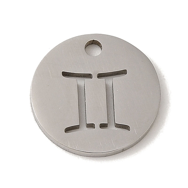 PandaHall 201 Stainless Steel Charms, Laser Cut, Flat Round with Constellation Charm, Gemini, 12x1mm, Hole: 1.5mm 201 Stainless Steel Gemini
PandaHall 201 Stainless Steel Charms, Laser Cut, Flat Round with Constellation Charm, Gemini, 12x1mm, Hole: 1.5mm 201 Stainless Steel Gemini