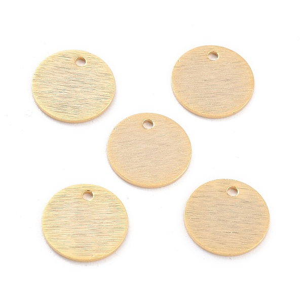 PandaHall Brass Charms, Flat Round, Real 24K Gold Plated, 12x1mm, Hole: 1.4mm Brass Flat Round
PandaHall Brass Charms, Flat Round, Real 24K Gold Plated, 12x1mm, Hole: 1.4mm Brass Flat Round