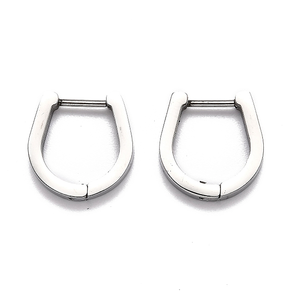 PandaHall 304 Stainless Steel Huggie Hoop Earrings, Horse Shoe, Stainless Steel Color, 15x14.5x3mm, Pin: 1mm 304 Stainless Steel Horse
PandaHall 304 Stainless Steel Huggie Hoop Earrings, Horse Shoe, Stainless Steel Color, 15x14.5x3mm, Pin: 1mm 304 Stainless Steel Horse
