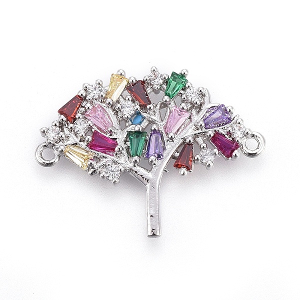 PandaHall Brass Micro Pave Cubic Zirconia Links, Tree of Life, Colorful, Platinum, 19x25x2.5mm, Hole: 1.2mm Brass+Cubic Zirconia Tree
PandaHall Brass Micro Pave Cubic Zirconia Links, Tree of Life, Colorful, Platinum, 19x25x2.5mm, Hole: 1.2mm Brass+Cubic Zirconia Tree