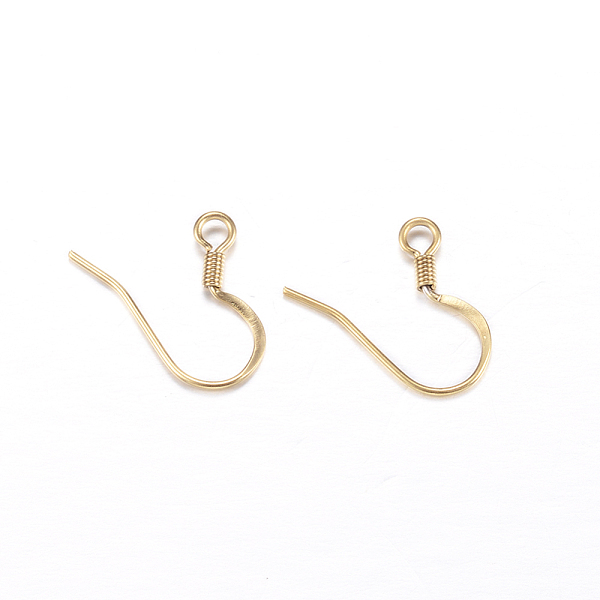 PandaHall Ion Plating(IP) 316 Stainless Steel French Earring Hooks, with Horizontal Loops, Flat Earring Hooks, Golden, 18x17x2mm, Hole: 2mm...
PandaHall Ion Plating(IP) 316 Stainless Steel French Earring Hooks, with Horizontal Loops, Flat Earring Hooks, Golden, 18x17x2mm, Hole: 2mm...