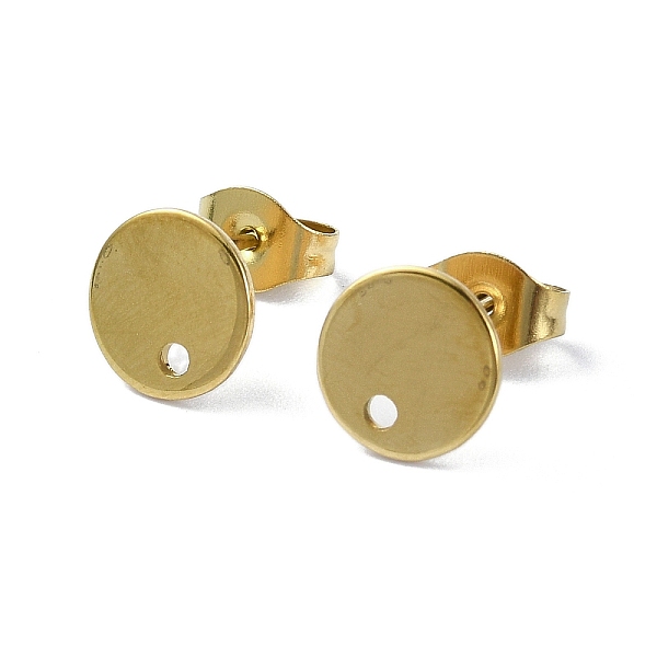 PandaHall 304 Stainless Steel Stud Earring Findings, Round, with Loop, Round, 8mm, Hole: 1.2mm, Pin: 0.7mm 304 Stainless Steel Round
PandaHall 304 Stainless Steel Stud Earring Findings, Round, with Loop, Round, 8mm, Hole: 1.2mm, Pin: 0.7mm 304 Stainless Steel Round
