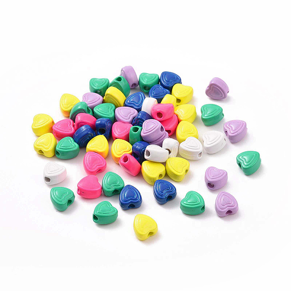PandaHall Spray Painted Alloy Beads, Heart, Mixed Color, 6x5.7~6x4mm, Hole: 1.5~1.8mm Alloy Heart Multicolor
PandaHall Spray Painted Alloy Beads, Heart, Mixed Color, 6x5.7~6x4mm, Hole: 1.5~1.8mm Alloy Heart Multicolor