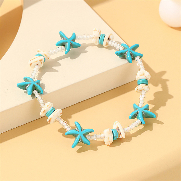 PandaHall Bohemian Shell Beaded Stretch Bracelets, Summer Beach Vacation Starfish Stretch Bracelets for Women Shell
PandaHall Bohemian Shell Beaded Stretch Bracelets, Summer Beach Vacation Starfish Stretch Bracelets for Women Shell