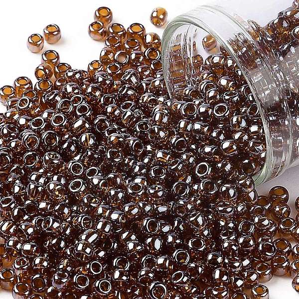 PandaHall TOHO Round Seed Beads, Japanese Seed Beads, (114) Transparent Luster Smoky Topaz, 8/0, 3mm, Hole: 1mm, about 222pcs/bottle..., Brown
PandaHall TOHO Round Seed Beads, Japanese Seed Beads, (114) Transparent Luster Smoky Topaz, 8/0, 3mm, Hole: 1mm, about 222pcs/bottle..., Brown