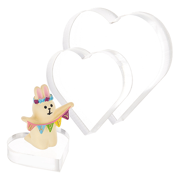 PandaHall FINGERINSPIRE 3 Sizes Acrylic Display Block 1.6/1.9/2.7 inch Heart Shape Clear Polished Acrylic Display Base Solid Acrylic Cube...
PandaHall FINGERINSPIRE 3 Sizes Acrylic Display Block 1.6/1.9/2.7 inch Heart Shape Clear Polished Acrylic Display Base Solid Acrylic Cube...
