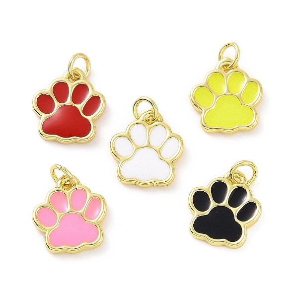 PandaHall Rack Plating Brass Enamel Charms, with Jump Ring, Long-Lasting Plated, Real 18K Gold Plated, Cadmium Free & Lead Free, Dog's Paw..., Multicolor
PandaHall Rack Plating Brass Enamel Charms, with Jump Ring, Long-Lasting Plated, Real 18K Gold Plated, Cadmium Free & Lead Free, Dog's Paw..., Multicolor
