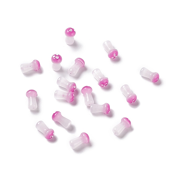 PandaHall Opaque Glass Beads, Mushroom, Deep Pink, 8x4.5mm, Hole: 1mm, about 96~98pcs/bag Glass Mushroom
PandaHall Opaque Glass Beads, Mushroom, Deep Pink, 8x4.5mm, Hole: 1mm, about 96~98pcs/bag Glass Mushroom