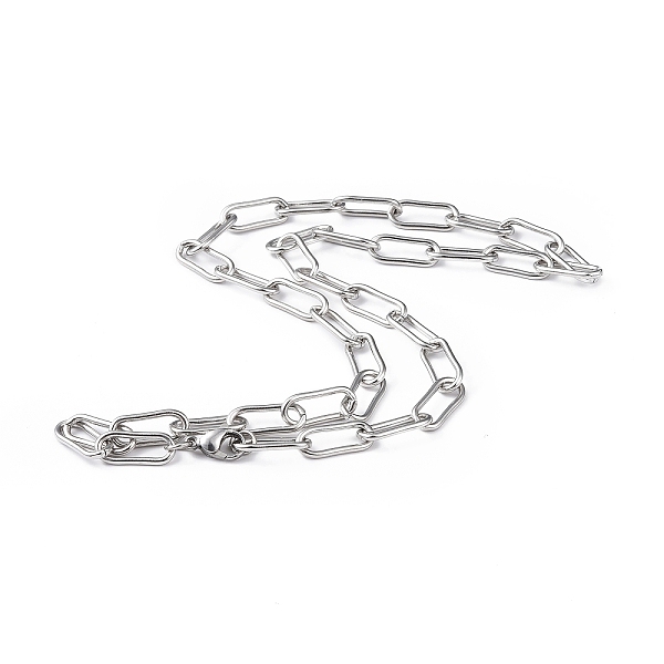 PandaHall 201 Stainless Steel Paperclip Chain Necklace for Men Women, Stainless Steel Color, 20.67 inch(52.5cm) 201 Stainless Steel
PandaHall 201 Stainless Steel Paperclip Chain Necklace for Men Women, Stainless Steel Color, 20.67 inch(52.5cm) 201 Stainless Steel