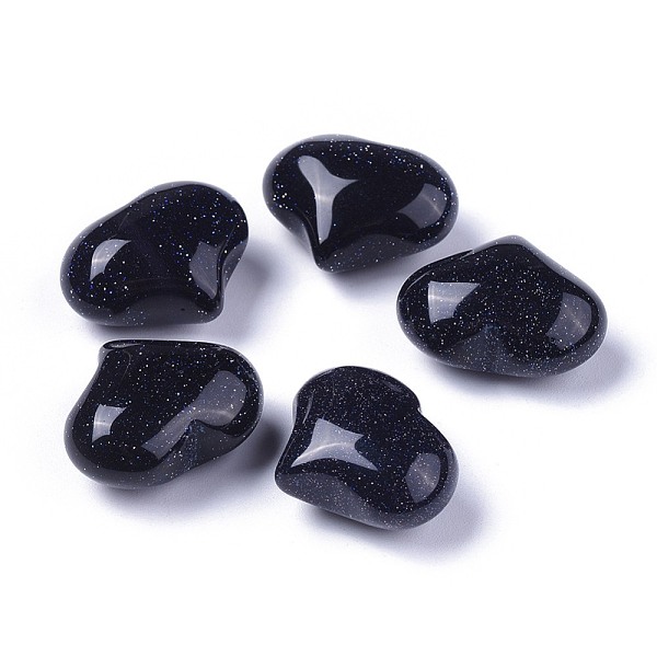 PandaHall Synthetic Blue Goldstone Beads, No Hole/Undrilled, Heart, 20x25x11~13mm Blue Goldstone Heart
PandaHall Synthetic Blue Goldstone Beads, No Hole/Undrilled, Heart, 20x25x11~13mm Blue Goldstone Heart