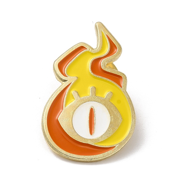 PandaHall Cartoon Seraph Enamel Pins, Fire with Eye Alloy Brooch for Backpack Clothes, Yellow, 28.5x17.5x1.5mm Alloy+Enamel Eye Yellow
PandaHall Cartoon Seraph Enamel Pins, Fire with Eye Alloy Brooch for Backpack Clothes, Yellow, 28.5x17.5x1.5mm Alloy+Enamel Eye Yellow