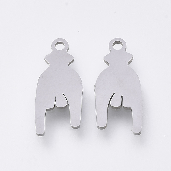 PandaHall 201 Stainless Steel Pendants, Laser Cut Pendants, Stainless Steel Color, 16x7x1mm, Hole: 1.2mm 201 Stainless Steel Others
PandaHall 201 Stainless Steel Pendants, Laser Cut Pendants, Stainless Steel Color, 16x7x1mm, Hole: 1.2mm 201 Stainless Steel Others