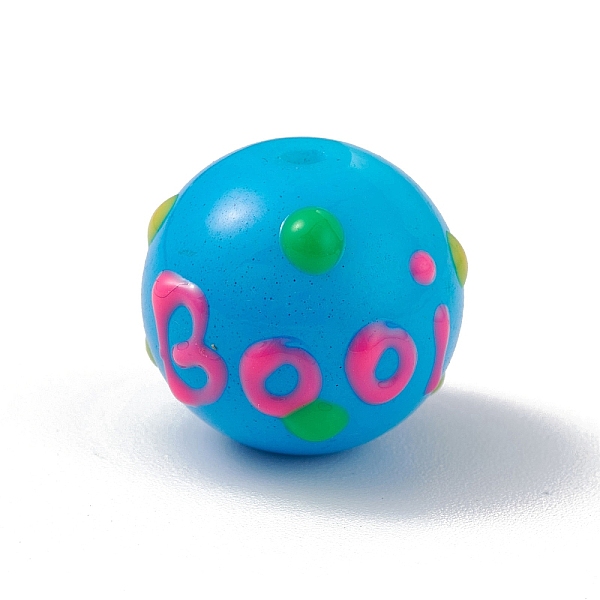 PandaHall Opaque Painted Glass Beads, Round with Handmade Enamel Smearing BOOi, Deep Sky Blue, 13.5x13mm, Hole: 1.4mm Glass Round
PandaHall Opaque Painted Glass Beads, Round with Handmade Enamel Smearing BOOi, Deep Sky Blue, 13.5x13mm, Hole: 1.4mm Glass Round