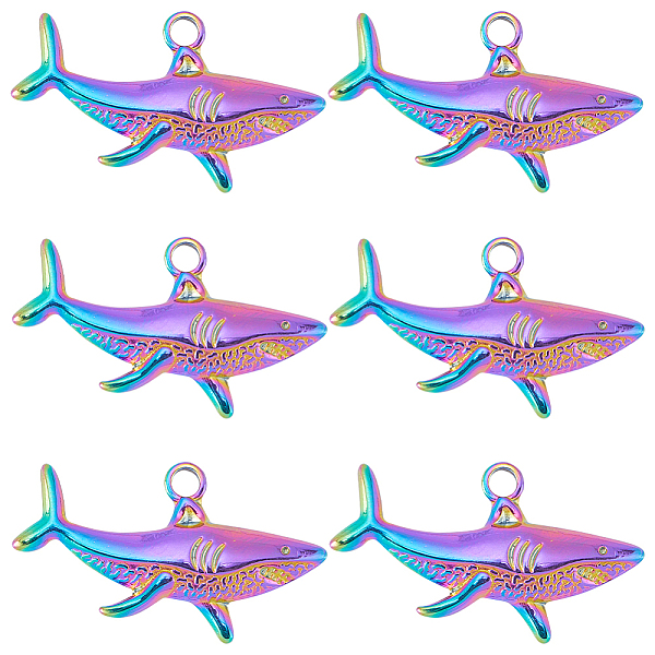 PandaHall SUNNYCLUE Ion Plating(IP) 304 Stainless Steel Pendants, Cadmium Free & Nickel Free & Lead Free, Shark, Rainbow Color...
PandaHall SUNNYCLUE Ion Plating(IP) 304 Stainless Steel Pendants, Cadmium Free & Nickel Free & Lead Free, Shark, Rainbow Color...
