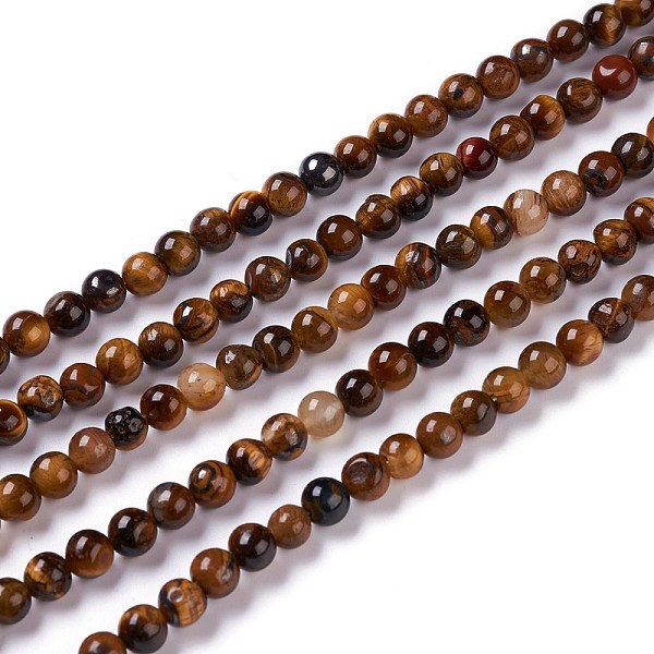 PandaHall Natural Yellow Tiger Eye Beads Strands, Grade B, Round, 6mm, Hole: 1mm, about 65~70pcs/strand, 14.76~15.75 inch(37.5~40.5cm) Tiger...
PandaHall Natural Yellow Tiger Eye Beads Strands, Grade B, Round, 6mm, Hole: 1mm, about 65~70pcs/strand, 14.76~15.75 inch(37.5~40.5cm) Tiger...