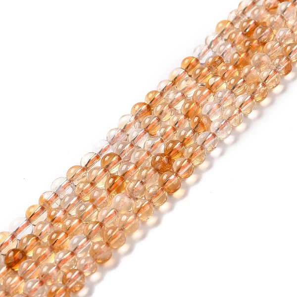 PandaHall Natural Citrine Bead Strands, Round, 4~4.5mm, Hole: 1mm, about 93pcs/strand, 14.96 inch(38cm) Citrine Round
PandaHall Natural Citrine Bead Strands, Round, 4~4.5mm, Hole: 1mm, about 93pcs/strand, 14.96 inch(38cm) Citrine Round