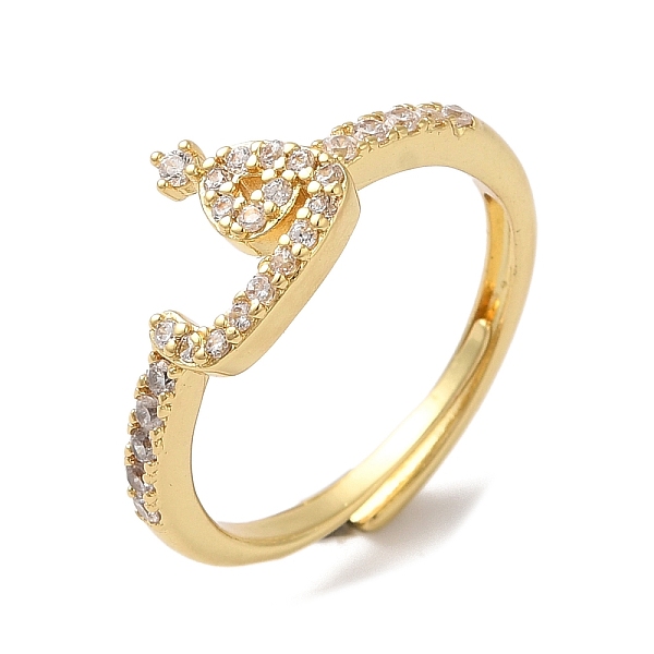 PandaHall Rack Plating Brass Cubic Zirconia Arabic Letters Adjustable Rings for Women, Cadmium Free & Lead Free, Long-Lasting Plated, Real..., Clear
PandaHall Rack Plating Brass Cubic Zirconia Arabic Letters Adjustable Rings for Women, Cadmium Free & Lead Free, Long-Lasting Plated, Real..., Clear