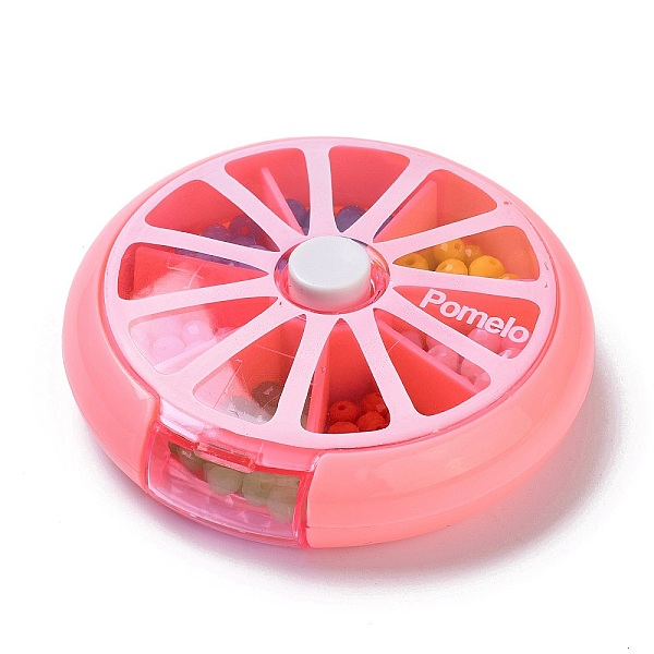 PandaHall Plastic Bead Containers, for Small Parts, Hardware and Craft, 7 Compartments, Flat Round, Hot Pink, 9.05x2.4cm, Hole: 28x13mm...
PandaHall Plastic Bead Containers, for Small Parts, Hardware and Craft, 7 Compartments, Flat Round, Hot Pink, 9.05x2.4cm, Hole: 28x13mm...