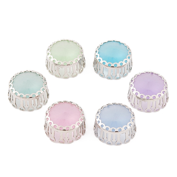 PandaHall Round Shaped Sew on Rhinestone, Frosted K9 Glass Rhinestone, Multi-Strand Links, with Brass Findings, Platinum, 16x9mm K9 Glass..., Multicolor
PandaHall Round Shaped Sew on Rhinestone, Frosted K9 Glass Rhinestone, Multi-Strand Links, with Brass Findings, Platinum, 16x9mm K9 Glass..., Multicolor