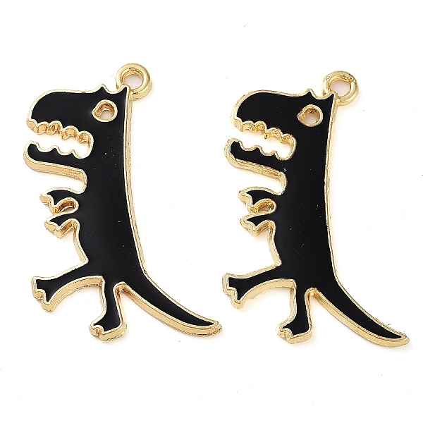 PandaHall Rack Plating Alloy Enamel Pendants, Golden, Dinosaur Charm, Black, 29.5x22x2mm, Hole: 2mm Alloy+Enamel Dinosaur Black
PandaHall Rack Plating Alloy Enamel Pendants, Golden, Dinosaur Charm, Black, 29.5x22x2mm, Hole: 2mm Alloy+Enamel Dinosaur Black
